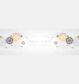 hi-tech digital technology and engineering theme vector image vector image