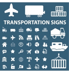 Logistics shipping signs Royalty Free Vector Image