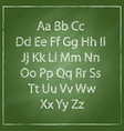 chalk sketched characters blackboard background vector image