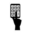 code pin number vector image