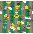 easter background vector image vector image