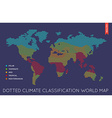 flat world map infographic vector image