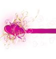floral background vector image