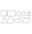 set of rope frame isolated or nautical rope vector image
