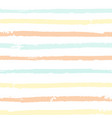 seamless pattern with pastel color painted stripes vector image