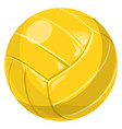 volleyball ball cartoon icon team sport vector image vector image