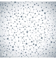 geometric gray background molecule vector image