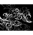 floral background vector image