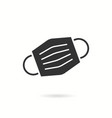 medical protection mask icon vector image