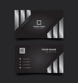 print business card template vector image vector image