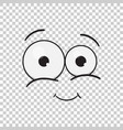 white smiley face world smile day emoticon icon vector image