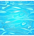 water seamless waves pattern in ocean colors vector image vector image