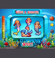 character page game template vector image vector image