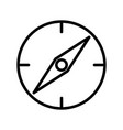 compass icon vector image