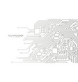 circuit board abstract background vector image