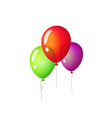 balloons isolated flat vector image