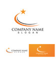c circle swoosh ring logo template icon design vector image