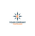 c star compass logo design vector image vector image