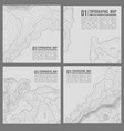 geographic mountain topography vector image vector image
