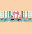 fb cover horizontal web banner social media design vector image vector image