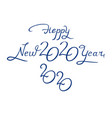happy new year 2020 vector image