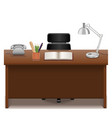 office table vector image vector image