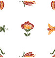 seamless background drawn decorative fantasy vector image vector image