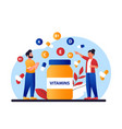 vitamins complex concept vector image vector image