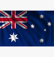 waving australia vector image