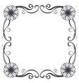 decorative frame vector image