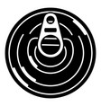 top view tin can icon simple style vector image