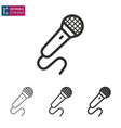 microphone icon vector image