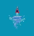 business finance crisis financial and economy vector image