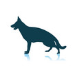 german shepherd icon vector image