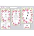 collection of wedding vector image