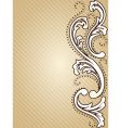 vertical vintage sepia background vector image vector image