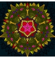 hand drawn mandala floral design element vector image vector image