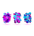 modern abstract pattern vector image