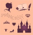 princess set vector image