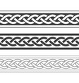 vintage viking border vector image