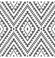 black and white seamless pattern vector image vector image