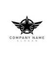 star wings design vector image