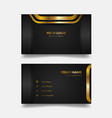 print business card template vector image vector image