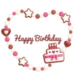 birthday candy vector image vector image