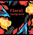 graphics floral bright pattern vector image