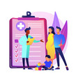 family doctor abstract concept vector image vector image