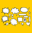 comic book text speech bubble vector image
