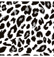 leopard skin print pattern seamless animal fur vector image