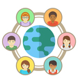 kids around the world vector image