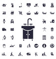 Wash hand basin icon Royalty Free Vector Image